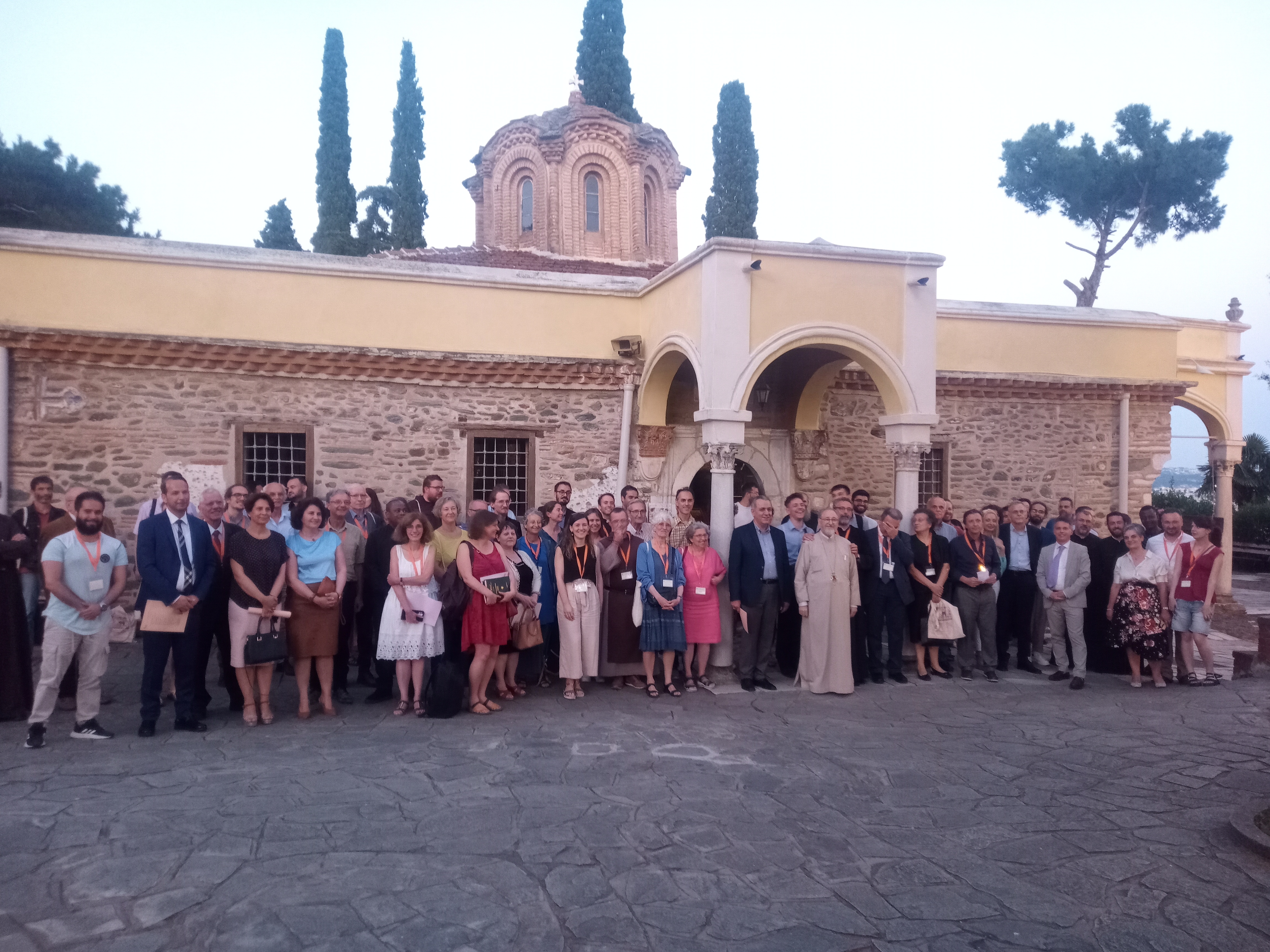 Participants Colloque Thessalonique au Monastère de Vlatadon