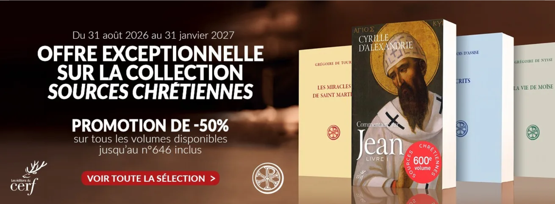 Promotion du Cerf sur les volumes SC