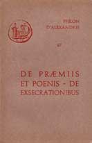 Philon d'Alexandrie, De praemiis et poenis. De exsecrationibus (couverture)