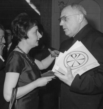 Marie-Louise Guillaumin avec Louis Doutreleau en février 1966