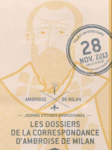 Affiche Journée d'études ambrosiennes