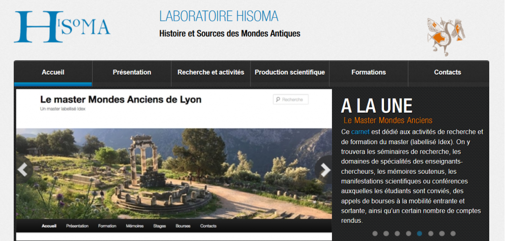 Site du laboratoire HiSoMA