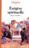 Origène, Exégèse spirituelle III (couverture)