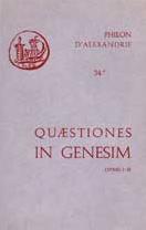 Philon d'Alexandrie, Quaestiones in Genesim I-II (couverture)