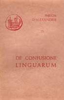 Philon d'Alexandrie, De confusione linguarum (couverture)