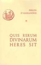 Philon d'Alexandrie, Quis rerum divinarum heres sit (couverture)