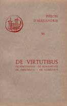 Philon d'Alexandrie, De virtutibus (couverture)