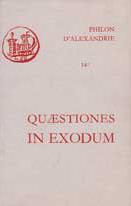 Philon d'Alexandrie, Quaestiones in Exodum C, I-II (couverture)